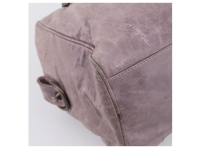 BALENCIAGA The Box Handtasche aus Leder Lila 145694 Auth bs37153A - Ansicht 17