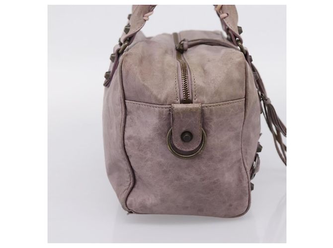 BALENCIAGA The Box Handtasche aus Leder Lila 145694 Auth bs37153A - Ansicht 3