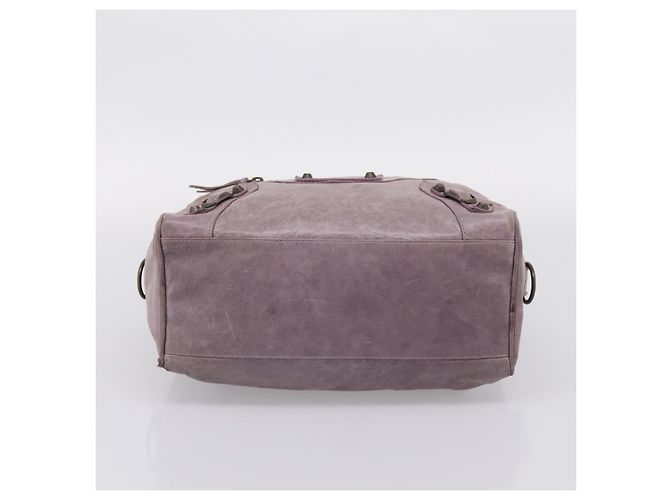 BALENCIAGA The Box Handtasche aus Leder Lila 145694 Auth bs37153A - Ansicht 5