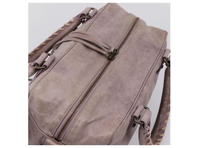 BALENCIAGA The Box Handtasche aus Leder Lila 145694 Auth bs37153A - Ansicht 6