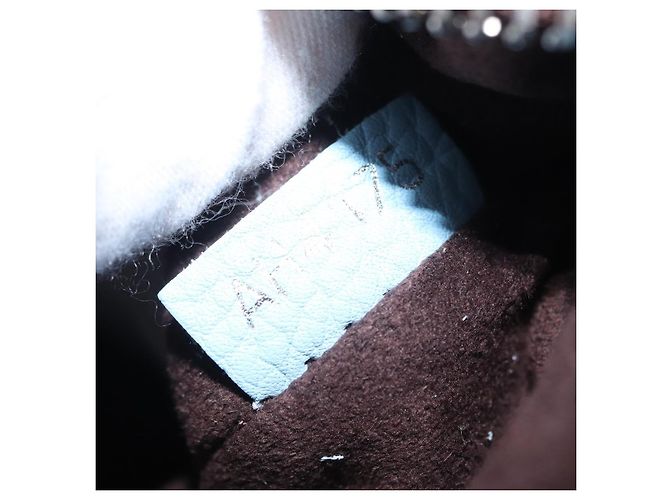 Borsa LOUIS VUITTON Monogram Mahina Babylone PM Ice blue M50907 LV Auth 203195V Blu chiaro - vista 11