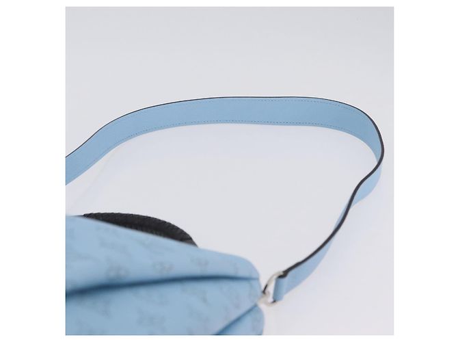 Borsa LOUIS VUITTON Monogram Mahina Babylone PM Ice blue M50907 LV Auth 203195V Blu chiaro - vista 15