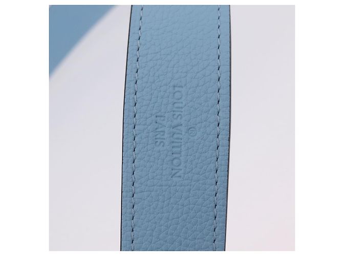 Borsa LOUIS VUITTON Monogram Mahina Babylone PM Ice blue M50907 LV Auth 203195V Blu chiaro - vista 20
