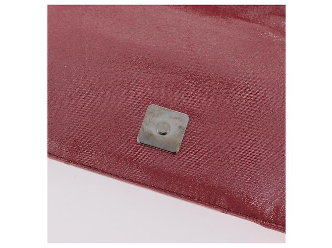 FENDI Mia Pochette Borsa a tracolla con catena Pelle Rosa Argento 8BP046 Auth 204918M - vista 19