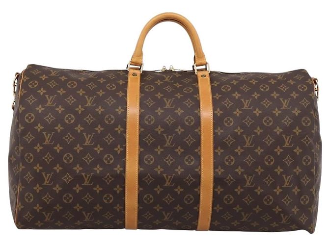 LOUIS VUITTON Monogram Keepall Bandouliere 60 Boston Bag M41412 LV Auth 203294V Monogramma - vista 13