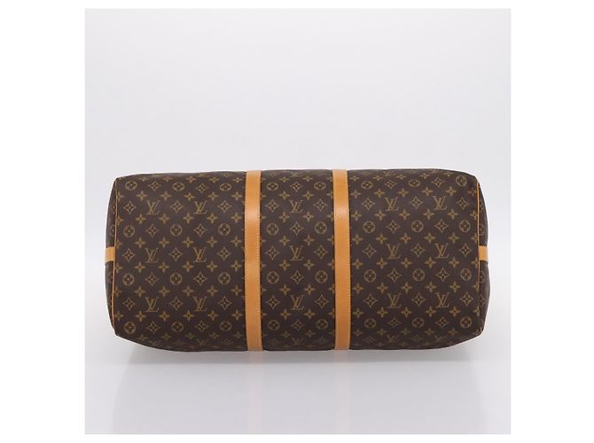 LOUIS VUITTON Monogram Keepall Bandouliere 60 Boston Bag M41412 LV Auth 203294V Monogramma - vista 5