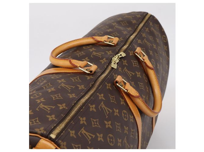 LOUIS VUITTON Monogram Keepall Bandouliere 60 Boston Bag M41412 LV Auth 203294V Monogramma - vista 6