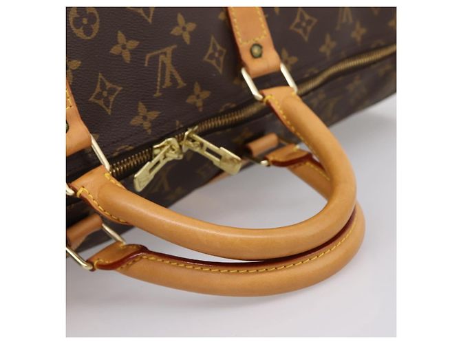 LOUIS VUITTON Monogram Keepall Bandouliere 60 Boston Bag M41412 LV Auth 203294V Monogramma - vista 7