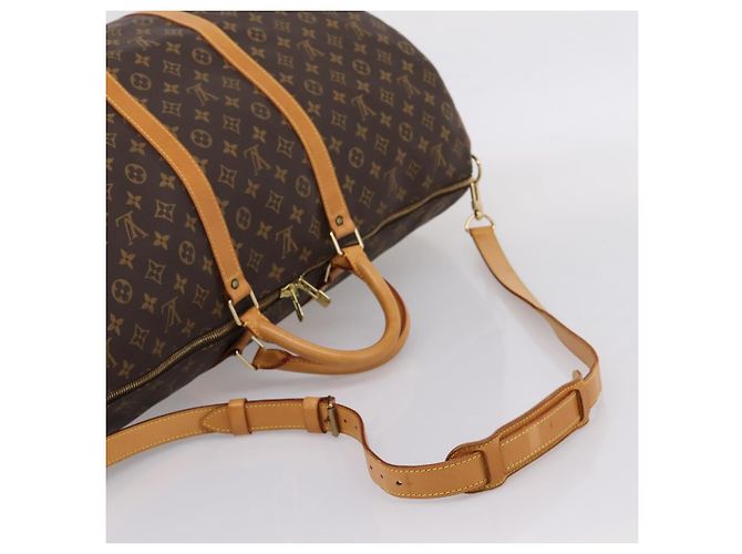 LOUIS VUITTON Monogram Keepall Bandouliere 60 Boston Bag M41412 LV Auth 203294V Monogramma - vista 8