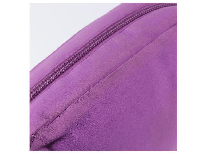 Pouch PRADA Raso Viola Argento Auth bs37251 Porpora - vista 10