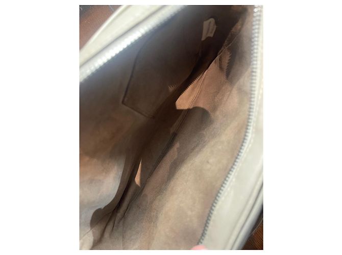Borsa Bottega Veneta beige a fiori - vista 8
