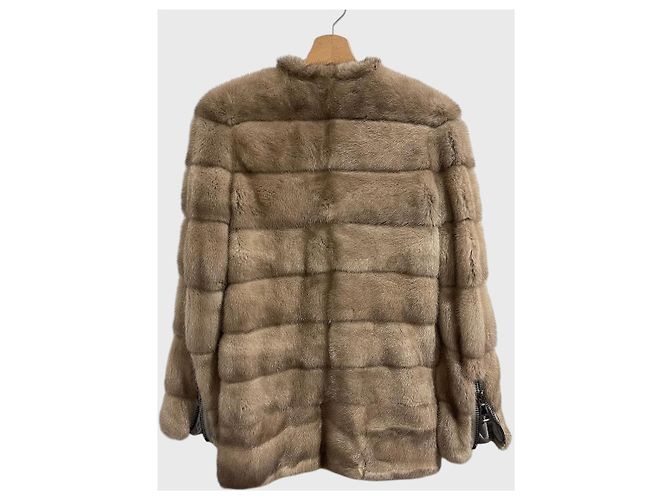 Sam Rone Nerzmantel T.S Beige - Ansicht 5