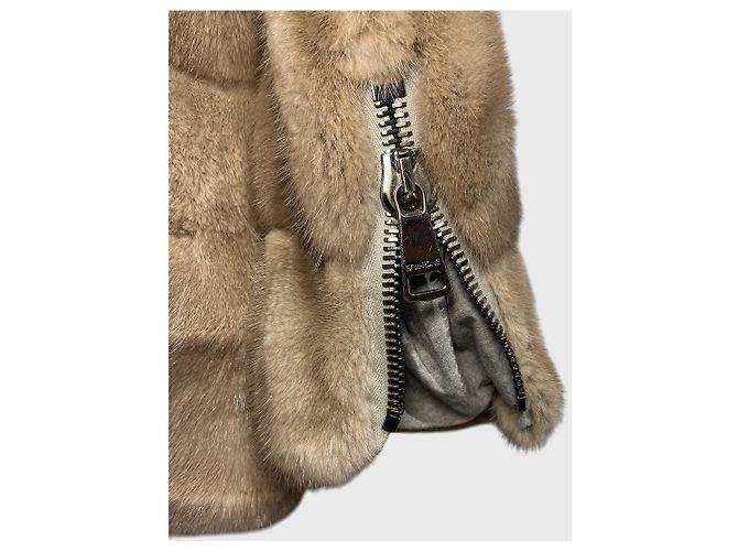 Sam Rone Nerzmantel T.S Beige - Ansicht 6