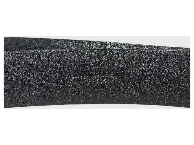 Autre Marque Saint Laurent Gürtel schwarz T.85 - Ansicht 6