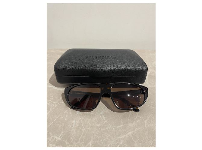 Gafas de sol Balenciaga carey Castaño - vista 2