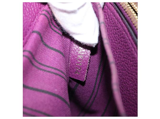 Borsa LOUIS VUITTON Monogram Empreinte Montaigne MM Purple M41046 LV Auth ep16194A Porpora - vista 10