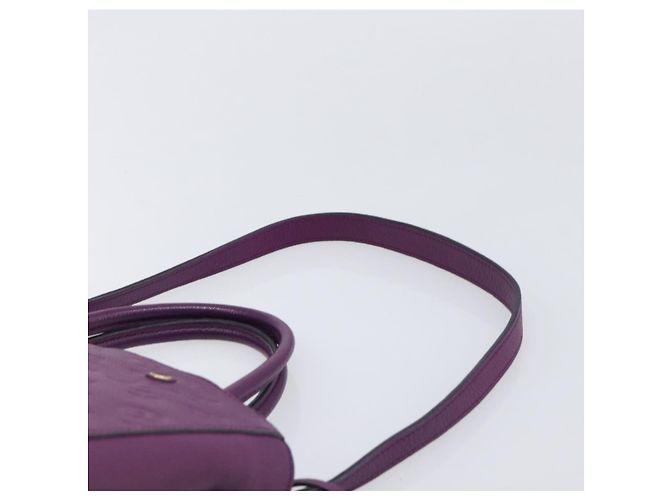Borsa LOUIS VUITTON Monogram Empreinte Montaigne MM Purple M41046 LV Auth ep16194A Porpora - vista 15