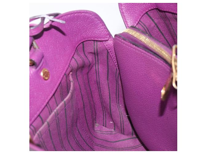 Borsa LOUIS VUITTON Monogram Empreinte Montaigne MM Purple M41046 LV Auth ep16194A Porpora - vista 23