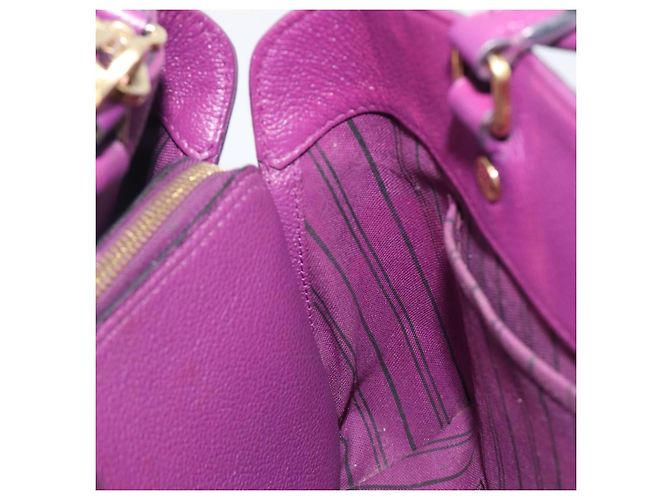 Borsa LOUIS VUITTON Monogram Empreinte Montaigne MM Purple M41046 LV Auth ep16194A Porpora - vista 24