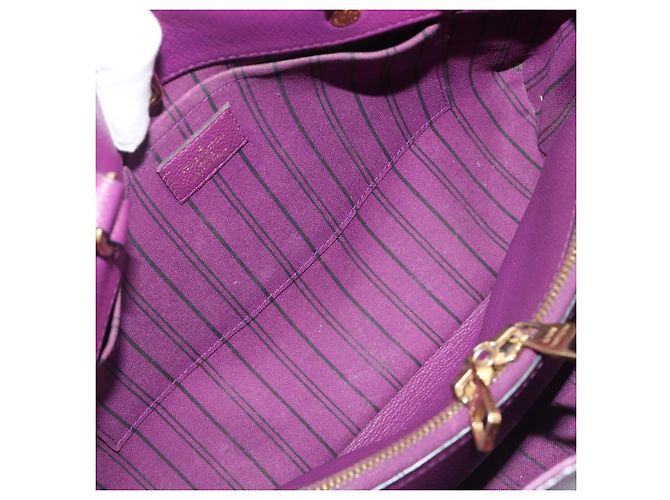 Borsa LOUIS VUITTON Monogram Empreinte Montaigne MM Purple M41046 LV Auth ep16194A Porpora - vista 9