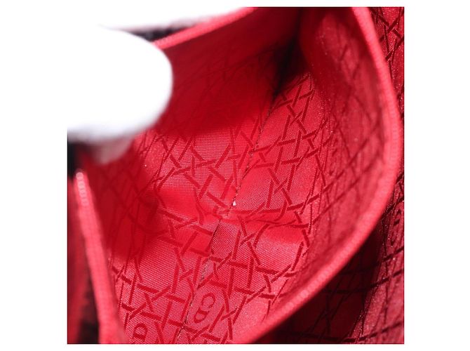 Borsa a mano Christian Dior Canage Nylon Nero Tono Oro Auth gh2390 - vista 23