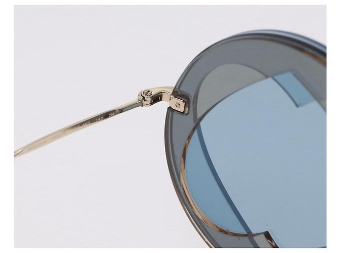 Miu Miu Sonnenbrille Metall Silver Auth 206297A Silber - Ansicht 10