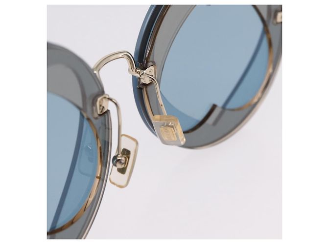 Miu Miu Sonnenbrille Metall Silver Auth 206297A Silber - Ansicht 15