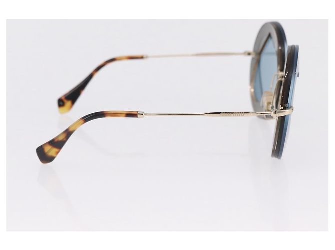 Miu Miu Sonnenbrille Metall Silver Auth 206297A Silber - Ansicht 5