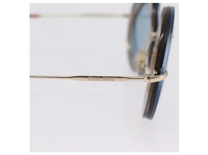 Miu Miu Sonnenbrille Metall Silver Auth 206297A Silber - Ansicht 6