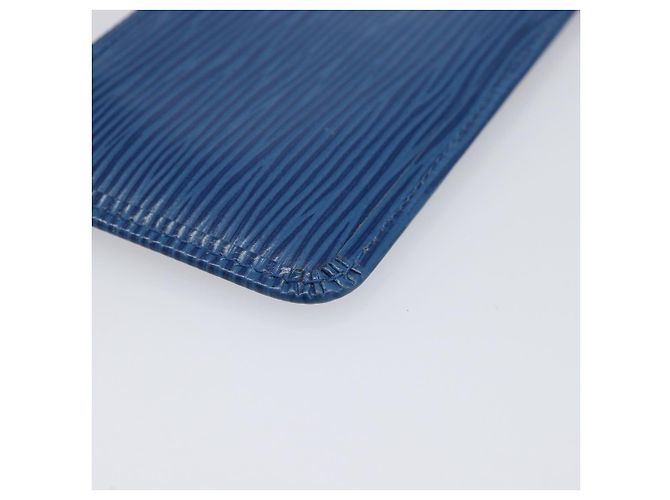 LOUIS VUITTON Epi Pochette Cles Coin Purse Blue M6380G LV Auth bs37132A Azul - vista 16