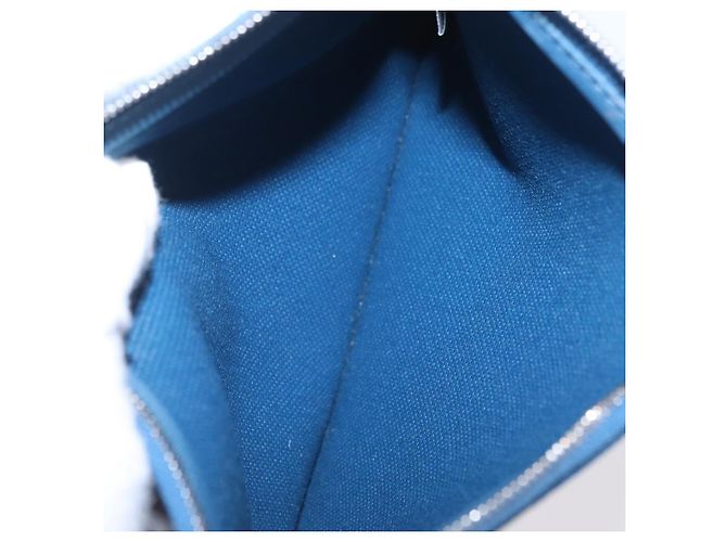 Hermès Bolso de mano HERMES Herbag Zip PM Canvas Cuero 2way Navy Silver Auth 202516SAM Plata Azul marino - vista 33