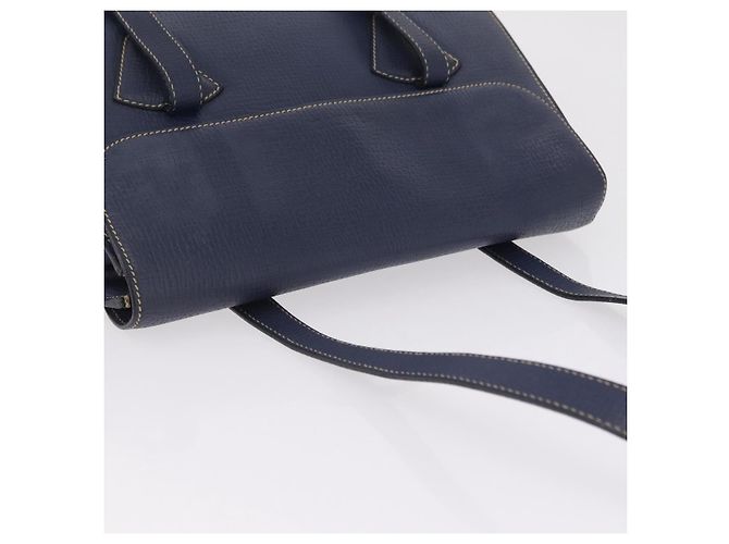 Saco Tote LOEWE Couro Gold Blue Auth bs37329 Azul Dourado - vista 14