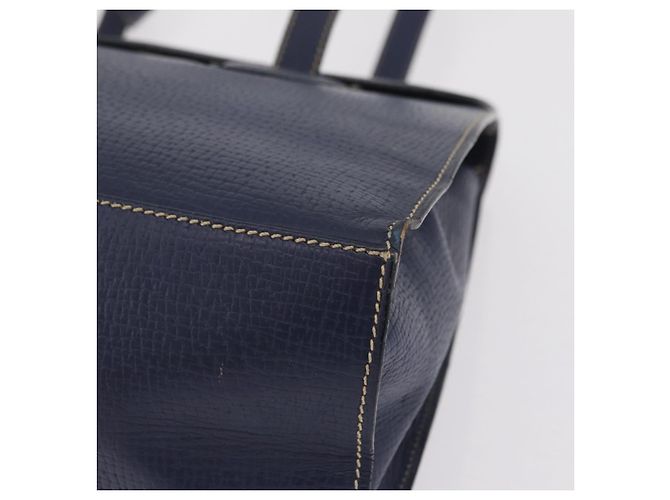 Saco Tote LOEWE Couro Gold Blue Auth bs37329 Azul Dourado - vista 17