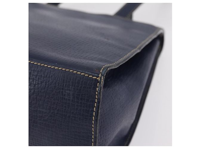 Saco Tote LOEWE Couro Gold Blue Auth bs37329 Azul Dourado - vista 19