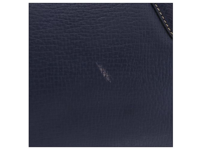 Saco Tote LOEWE Couro Gold Blue Auth bs37329 Azul Dourado - vista 2