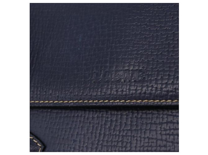Saco Tote LOEWE Couro Gold Blue Auth bs37329 Azul Dourado - vista 20
