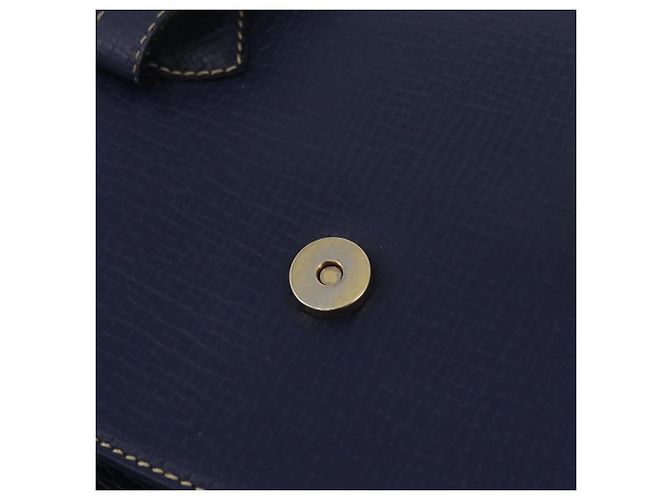 Saco Tote LOEWE Couro Gold Blue Auth bs37329 Azul Dourado - vista 23