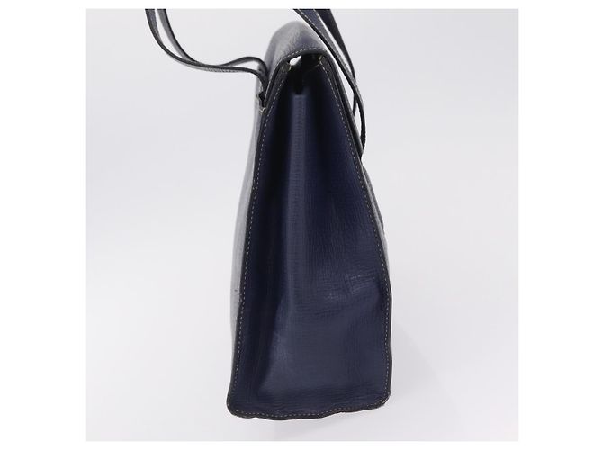 Saco Tote LOEWE Couro Gold Blue Auth bs37329 Azul Dourado - vista 7