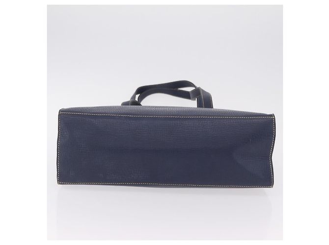 Saco Tote LOEWE Couro Gold Blue Auth bs37329 Azul Dourado - vista 8