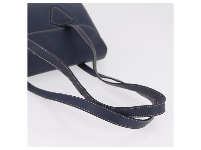 Saco Tote LOEWE Couro Gold Blue Auth bs37329 Azul Dourado - vista 9