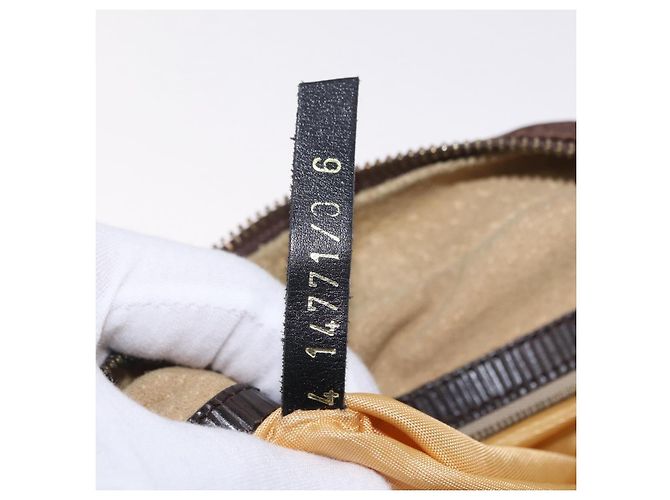 FENDI Zucca Canvas Handtasche 2way Brown Gold Tone Auth mr2984A Braun - Ansicht 11