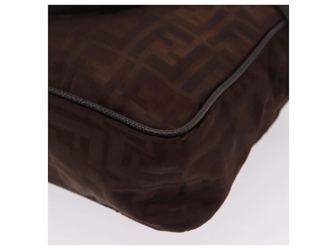 FENDI Zucca Canvas Handtasche 2way Brown Gold Tone Auth mr2984A Braun - Ansicht 20