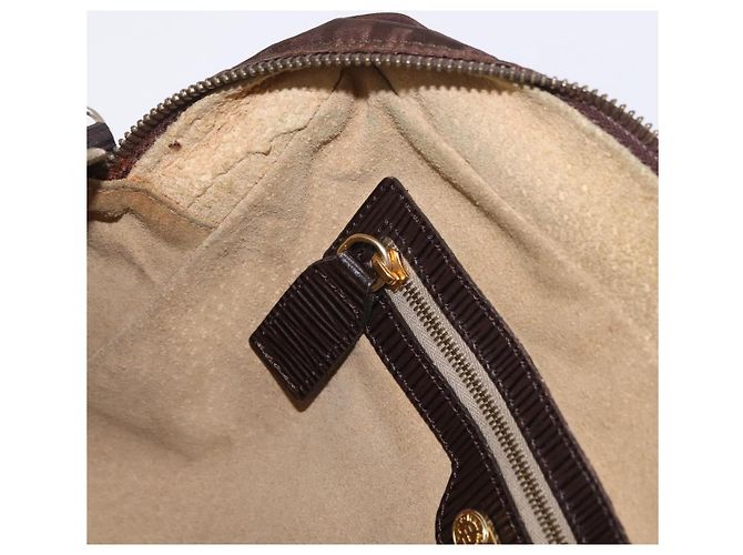 FENDI Zucca Canvas Handtasche 2way Brown Gold Tone Auth mr2984A Braun - Ansicht 26