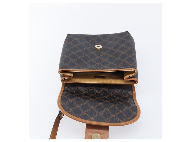 BALLY Handtasche PVC 2way Schwarz Gold Auth ka6321 Golden - Ansicht 11