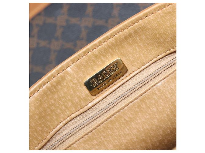 BALLY Handtasche PVC 2way Schwarz Gold Auth ka6321 Golden - Ansicht 24