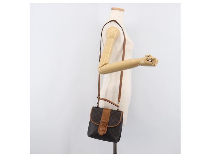 BALLY Handtasche PVC 2way Schwarz Gold Auth ka6321 Golden - Ansicht 29