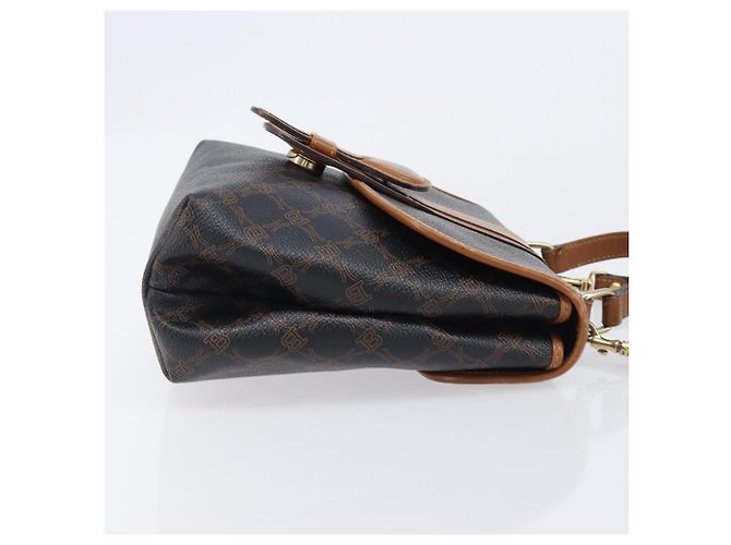BALLY Handtasche PVC 2way Schwarz Gold Auth ka6321 Golden - Ansicht 3