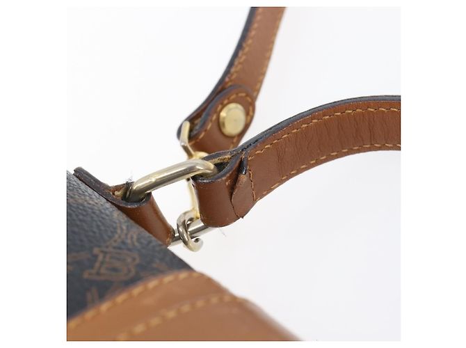 BALLY Handtasche PVC 2way Schwarz Gold Auth ka6321 Golden - Ansicht 8
