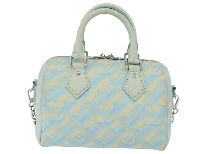 Borsa LOUIS VUITTON Summer Stardust Speedy Bandouliere20 M46092 LV Auth 205980SAM Verde Monogramma - vista 2