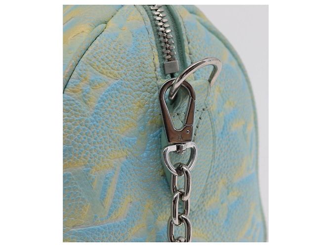Borsa LOUIS VUITTON Summer Stardust Speedy Bandouliere20 M46092 LV Auth 205980SAM Verde Monogramma - vista 23